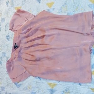 Pink silky blouse 2X roz&ali
